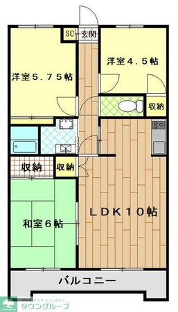 パークビュー緑ヶ丘の物件間取画像